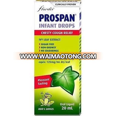 Prospan Infant 20ml Cough Drops For Chesty Cough Relief Sugar Free Gluten Free No colouring